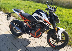 KTM 125 Duke mit ABS
